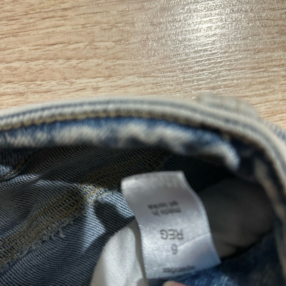 Maurice distress women’s jeans high rise size 6 - Picture 8 of 8